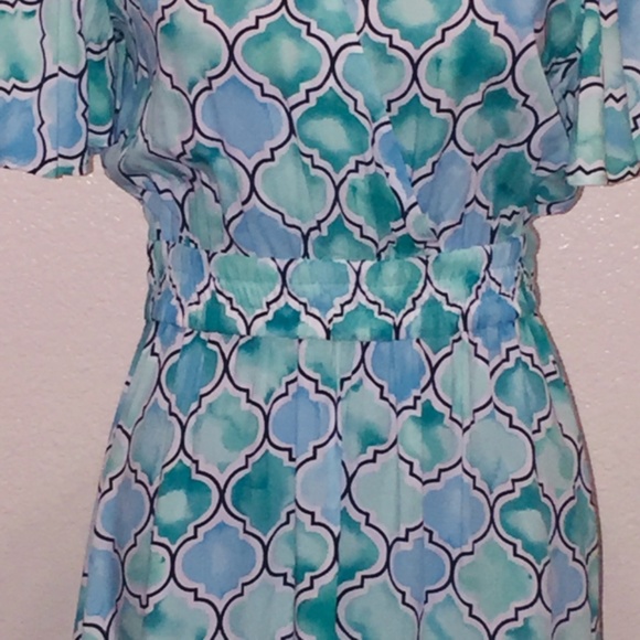 Tommy Bahama Mumbai medallion maxi dress and dusty teal - Picture 6 of 12